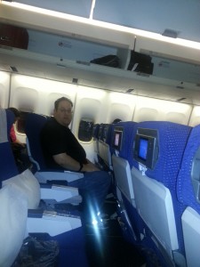 Onboard El Al's 747