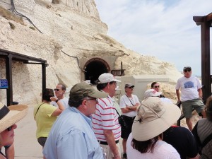 The old train tunnel at Rosh Hanikra