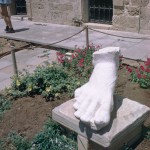 The Same Foot in 1974 - It has been moved