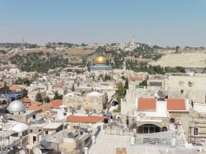 The View Facing the Dome of the Rock from the Tower of David Museum