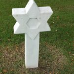 A Jewish grave marker at the Manila American Cemetary and Memorial