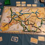 Played Ticket to Ride Europe – Europe Expanded