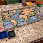 Played Ticket to Ride – Rails & Sails – World Map