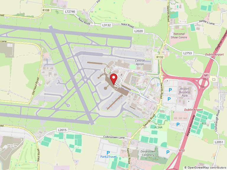 Map showing Corballis Rd, Dublin, Dublin City, K67, Ireland