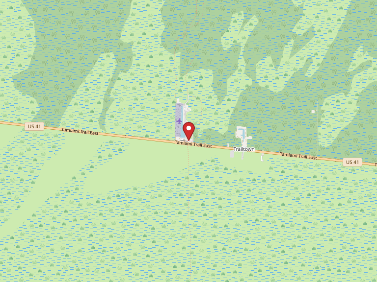 Map showing 52105 US Hwy 41, Ochopee, FL, 34141, United States