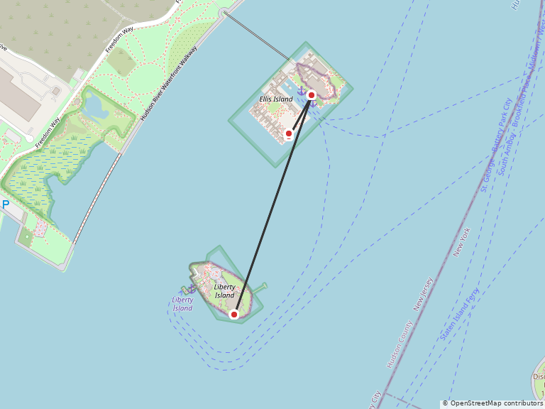 Map of the locations listed on this page