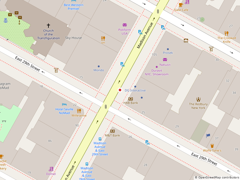 Map of the locations listed on this page