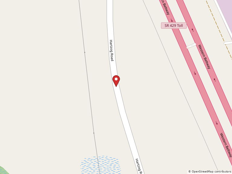 Map showing 13279 Hartzog Road, Winter Garden, FL, 34787, United States